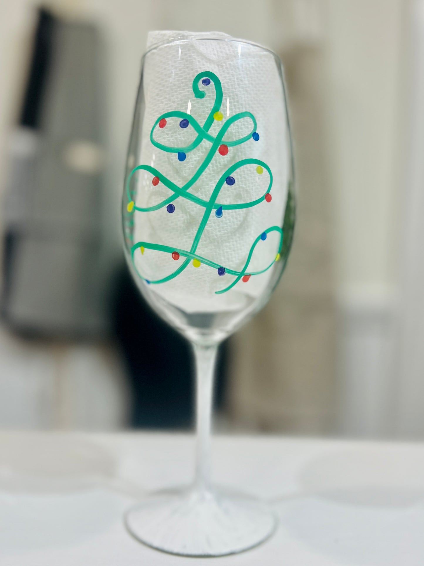 Prelude Wine Glass Painting Class at Alisson's Restaurant