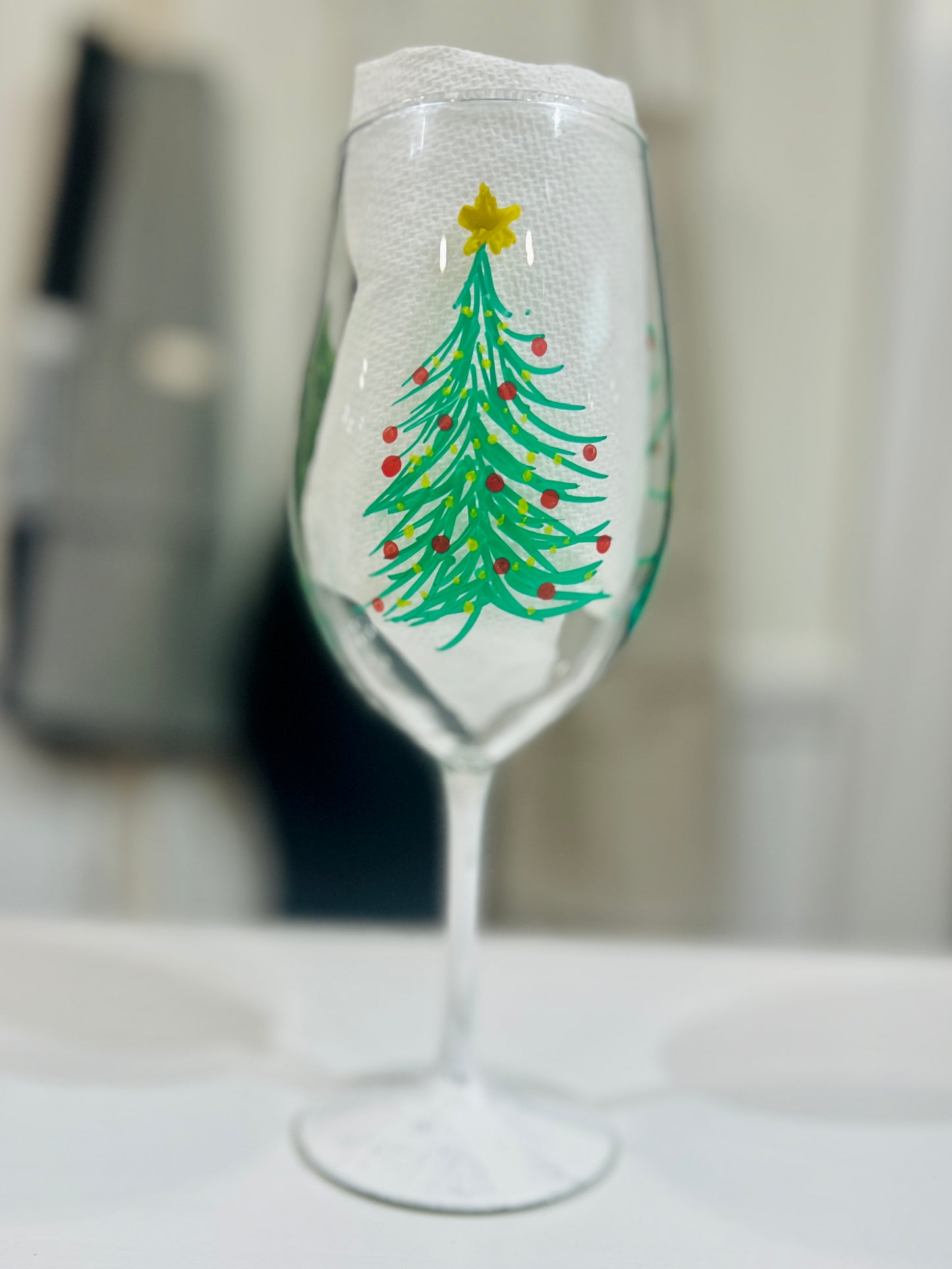 Prelude Wine Glass Painting Class at Alisson's Restaurant