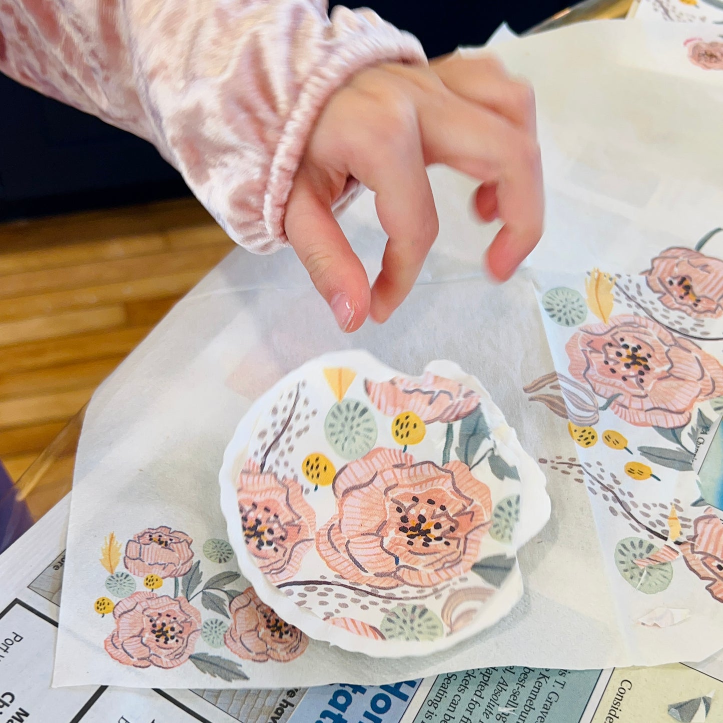 Shell Decoupage Kit