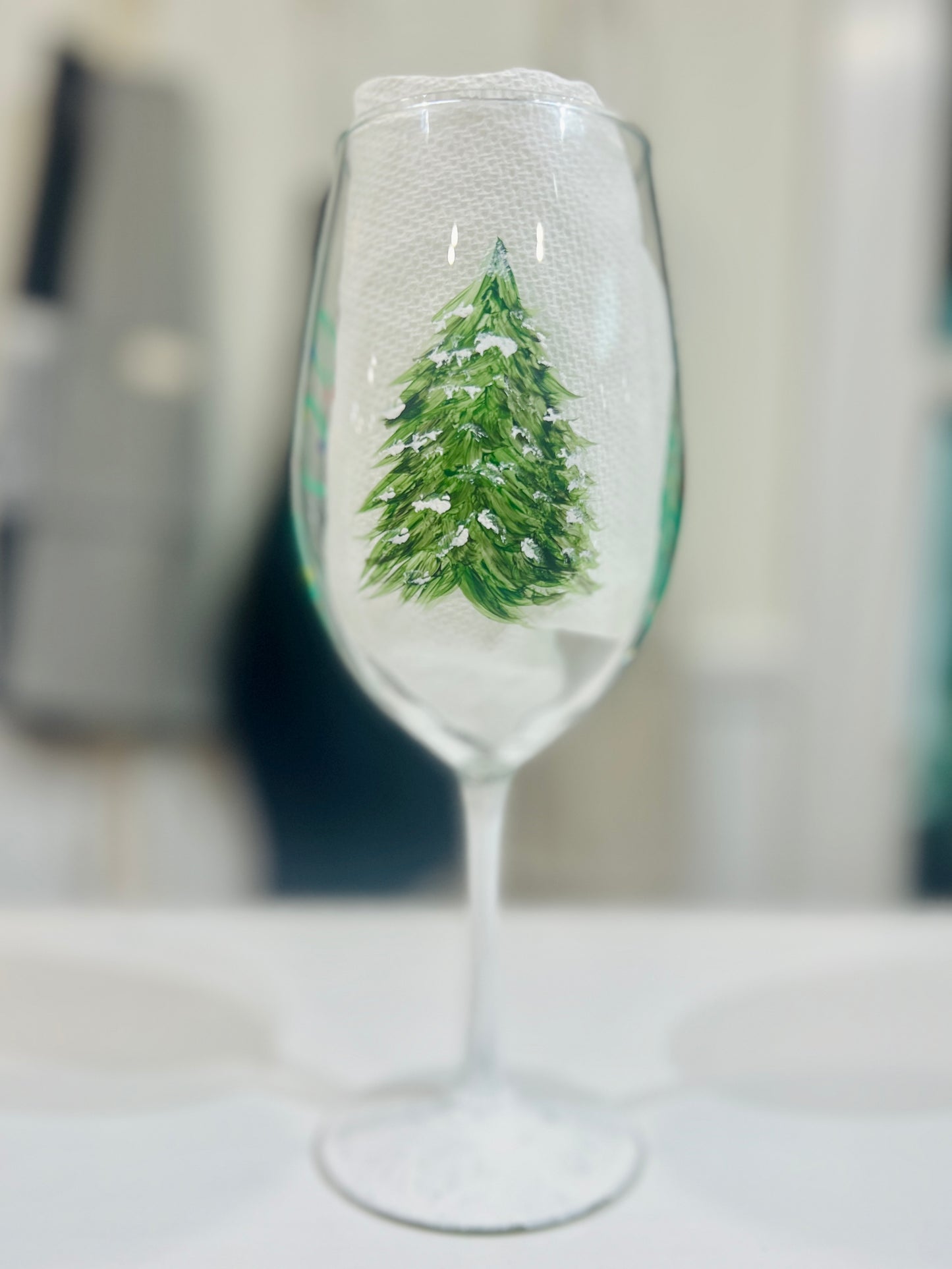 Prelude Wine Glass Painting Class at Alisson's Restaurant