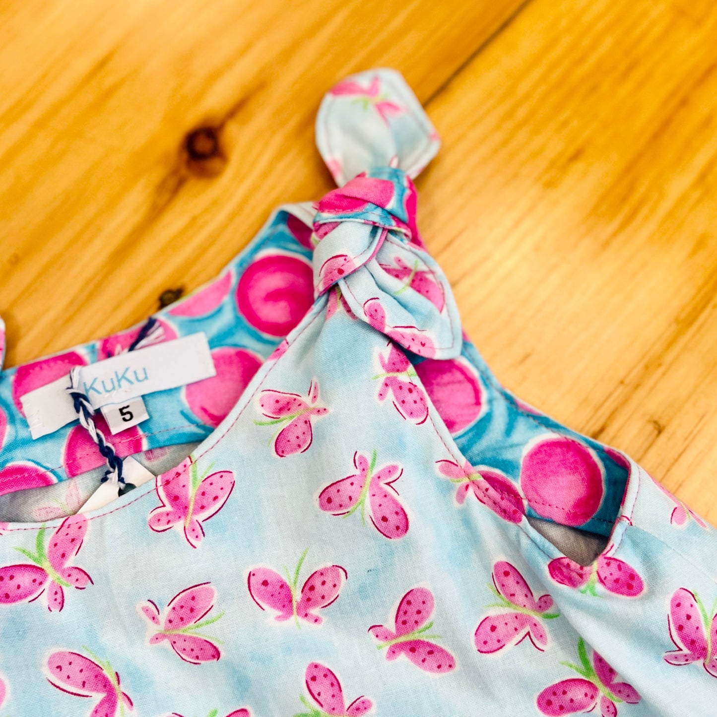 Kuku Clothing - Shoulder Knot Tie Dress