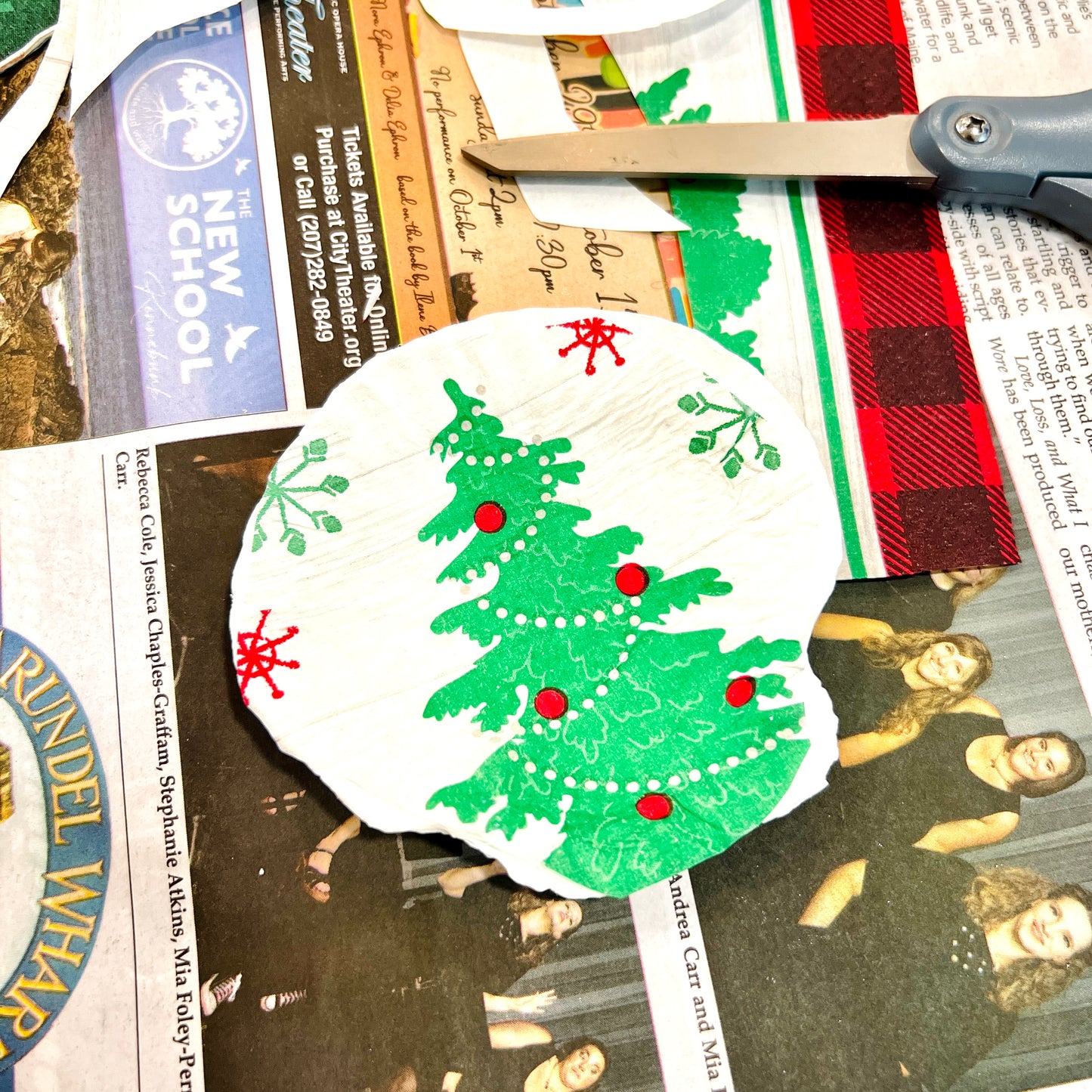 Prelude Shell Decoupage Class at Alisson's Restaurant
