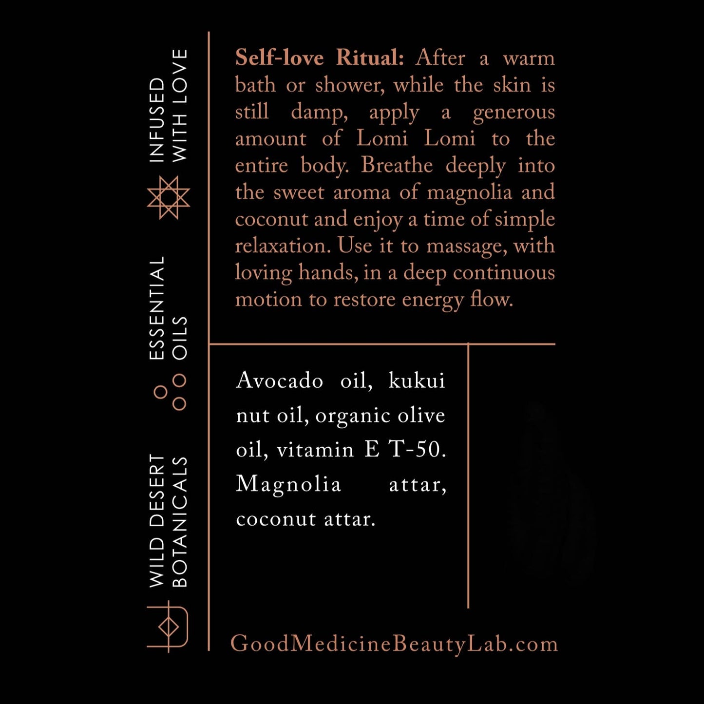 Good Medicine Beauty Lab - Lomi Lomi / Luscious Body Oil: 4 oz