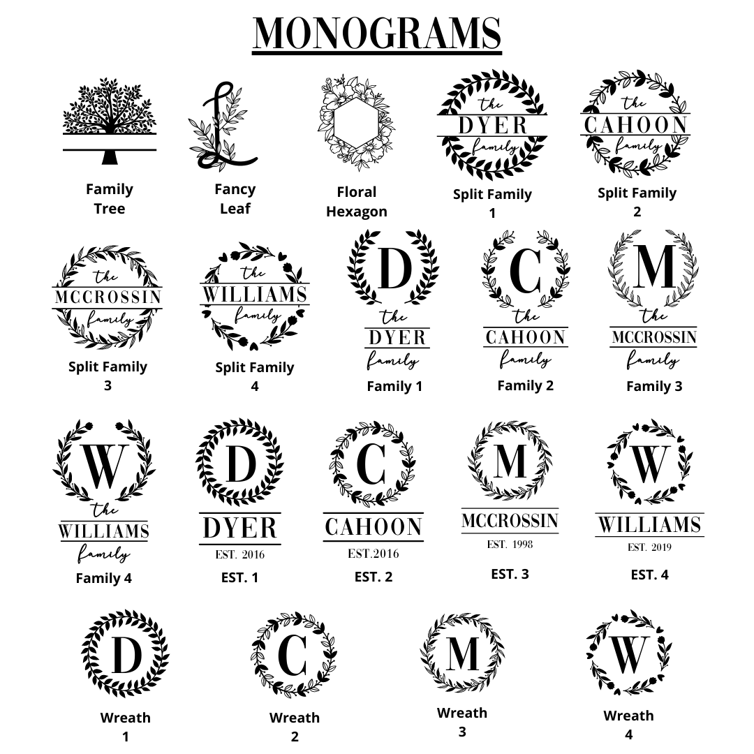 Customization - Engraved Glassware