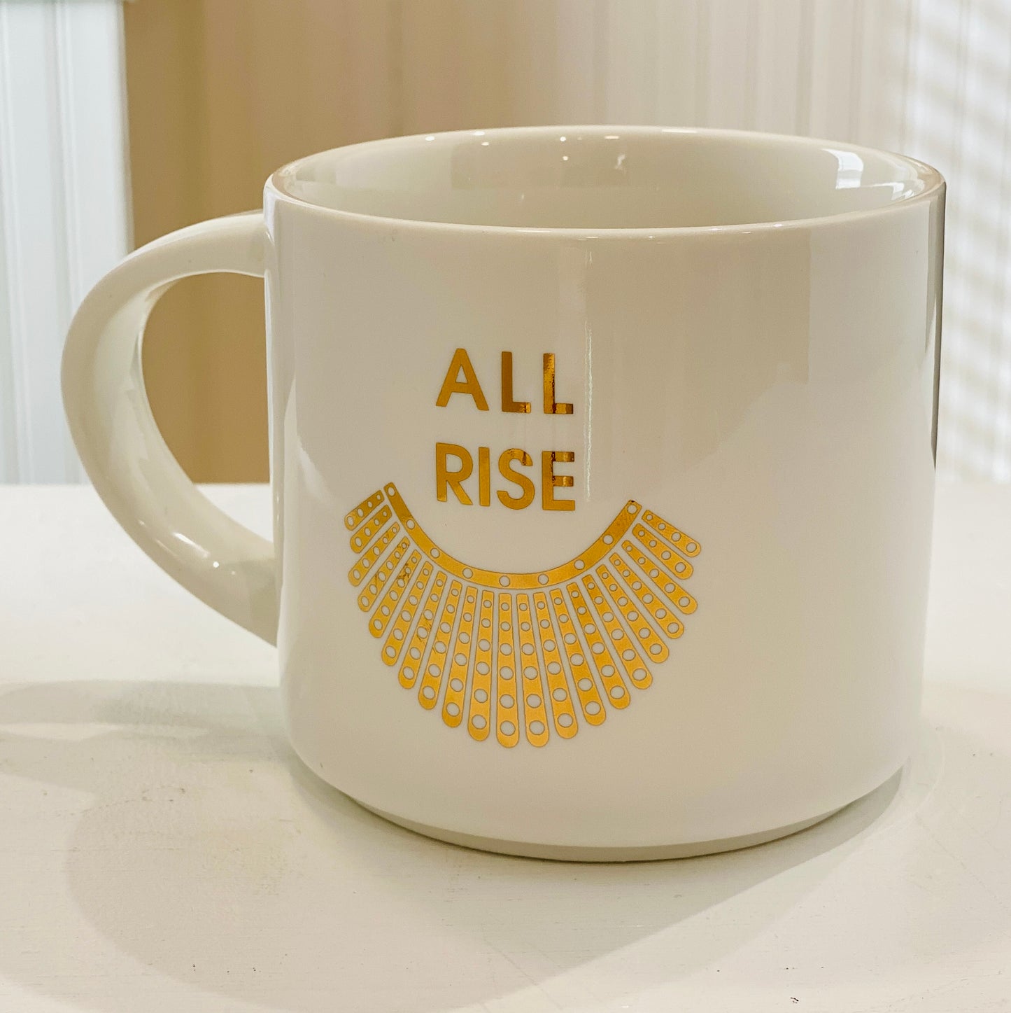 Chez Gagne - All Rise RBG Collar Mug