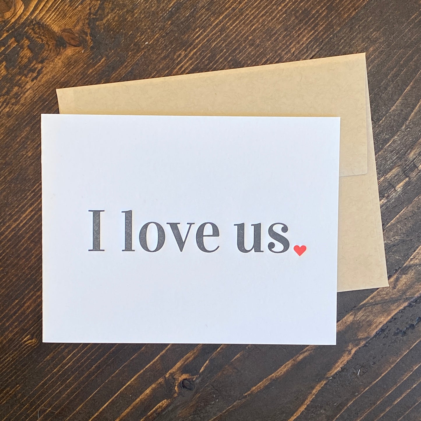 Chez Gagne - Letterpress Card