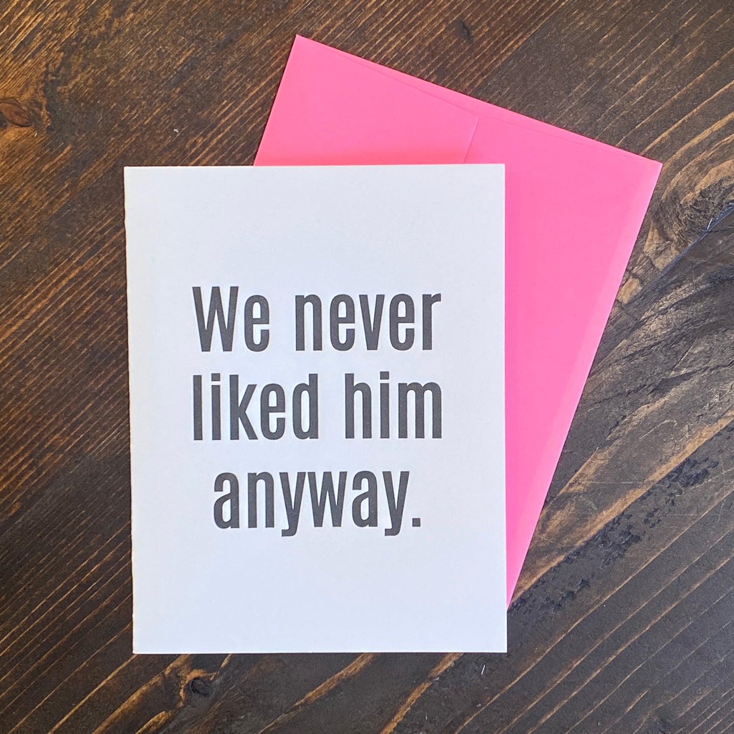 Chez Gagne - Letterpress Card