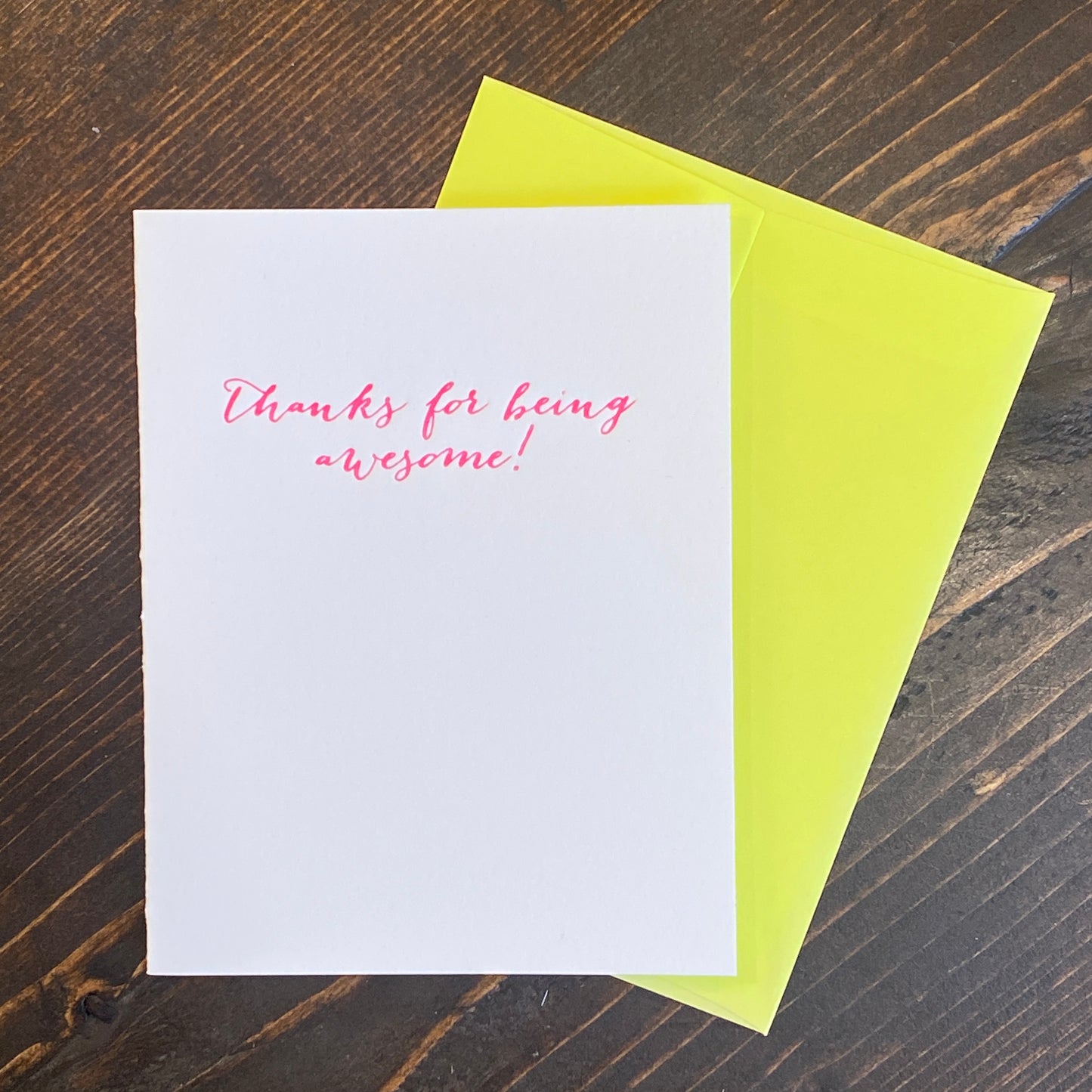 Chez Gagne - Letterpress Card
