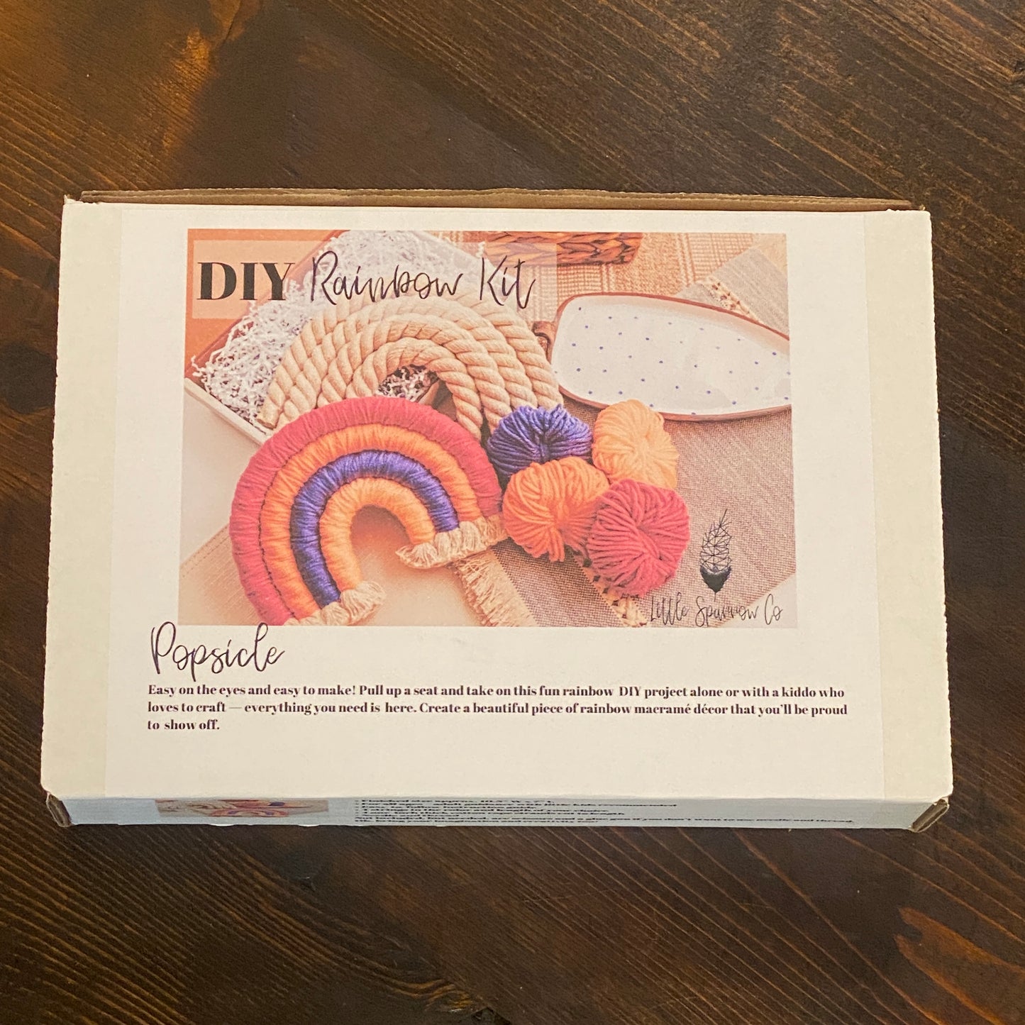 Little Sparrow Co. - DIY Rainbow Kit Decoration