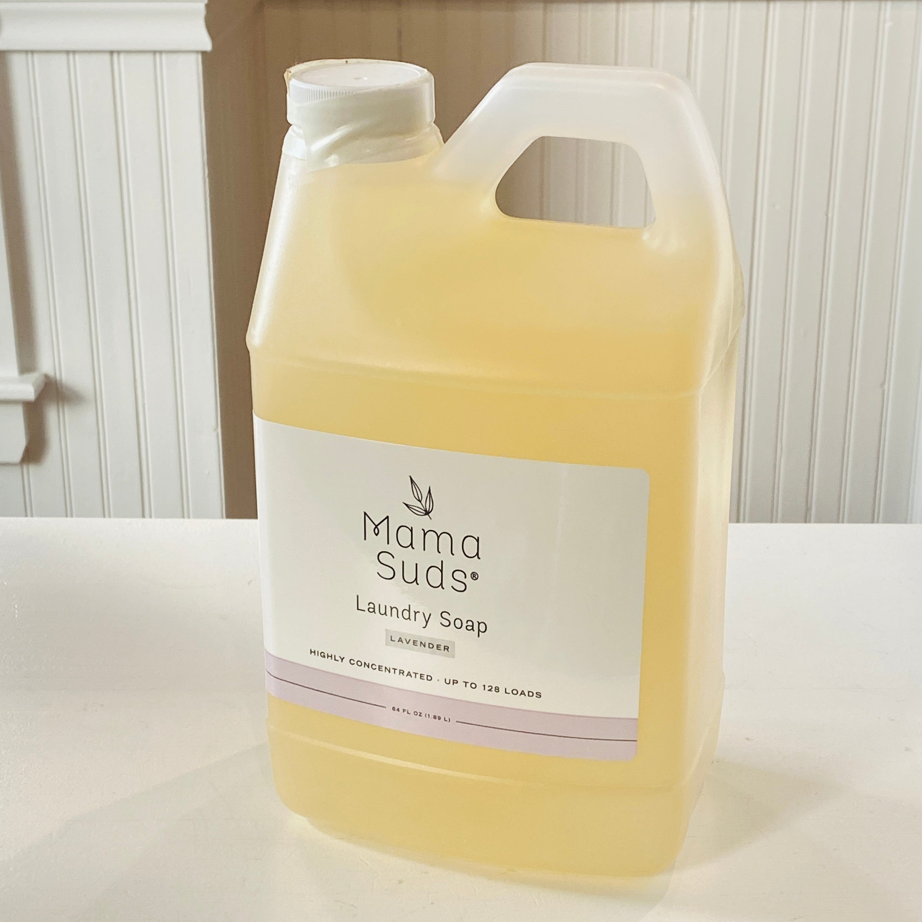 MamaSuds Laundry Detergent Soap Big Bottle 64oz - Lemon