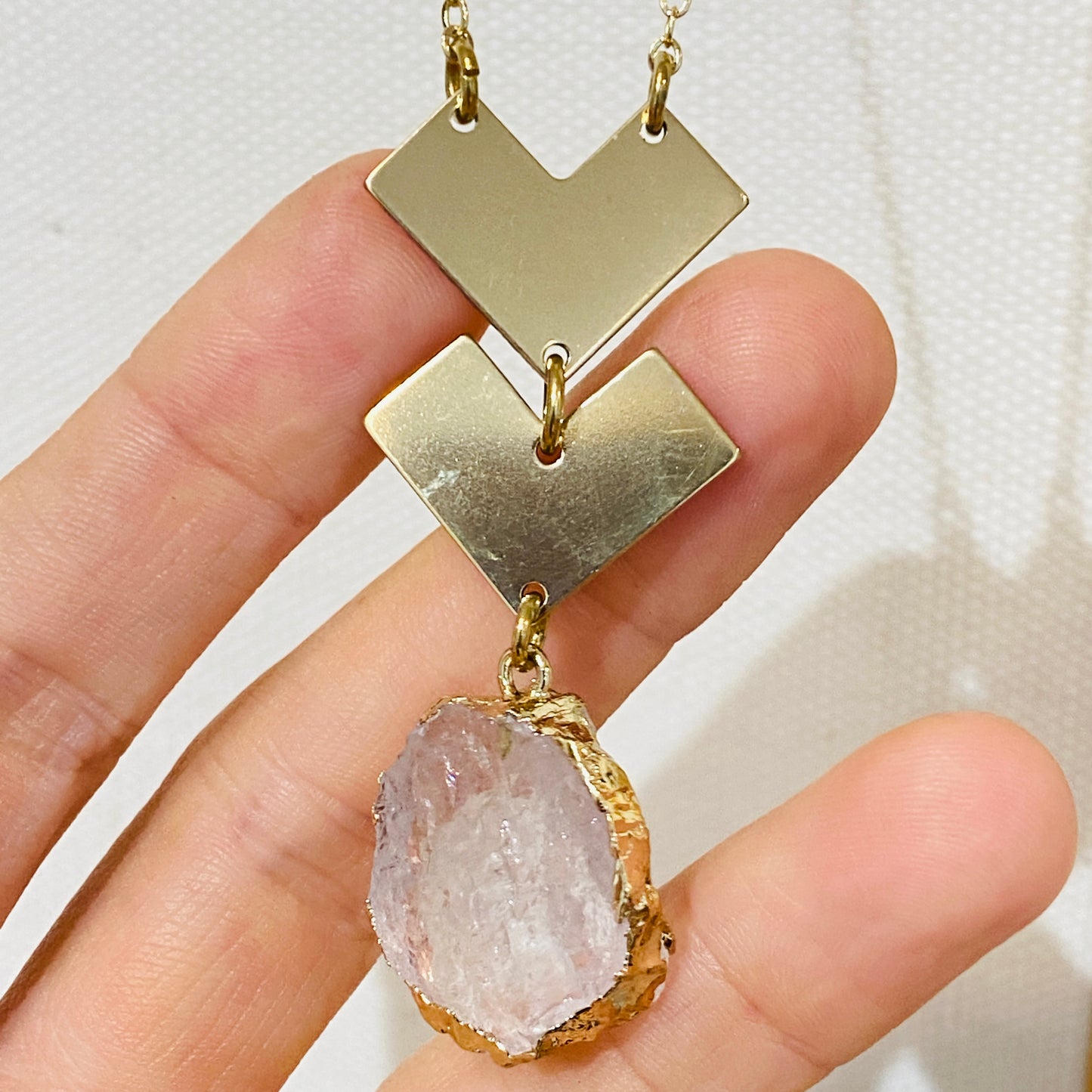 GeoMetricGem - Bailey Necklace
