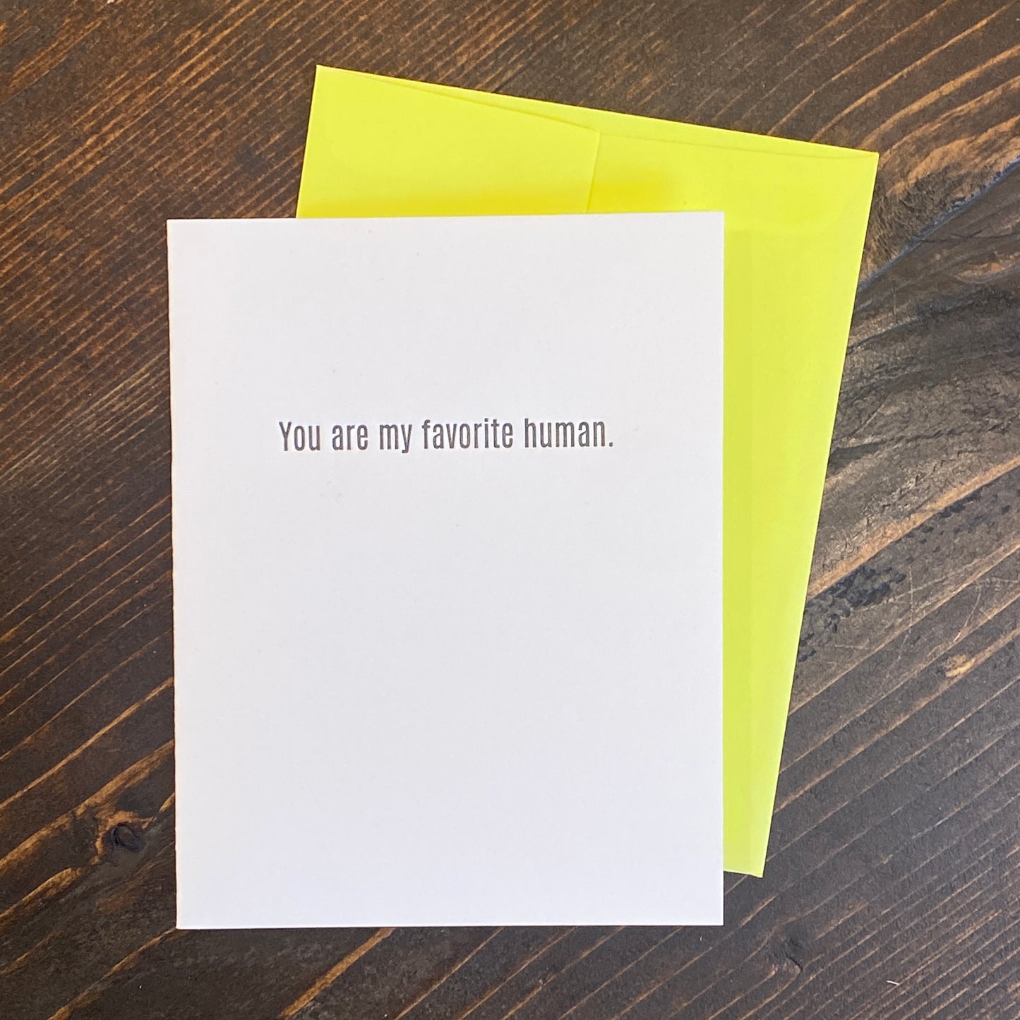 Chez Gagne - Letterpress Card