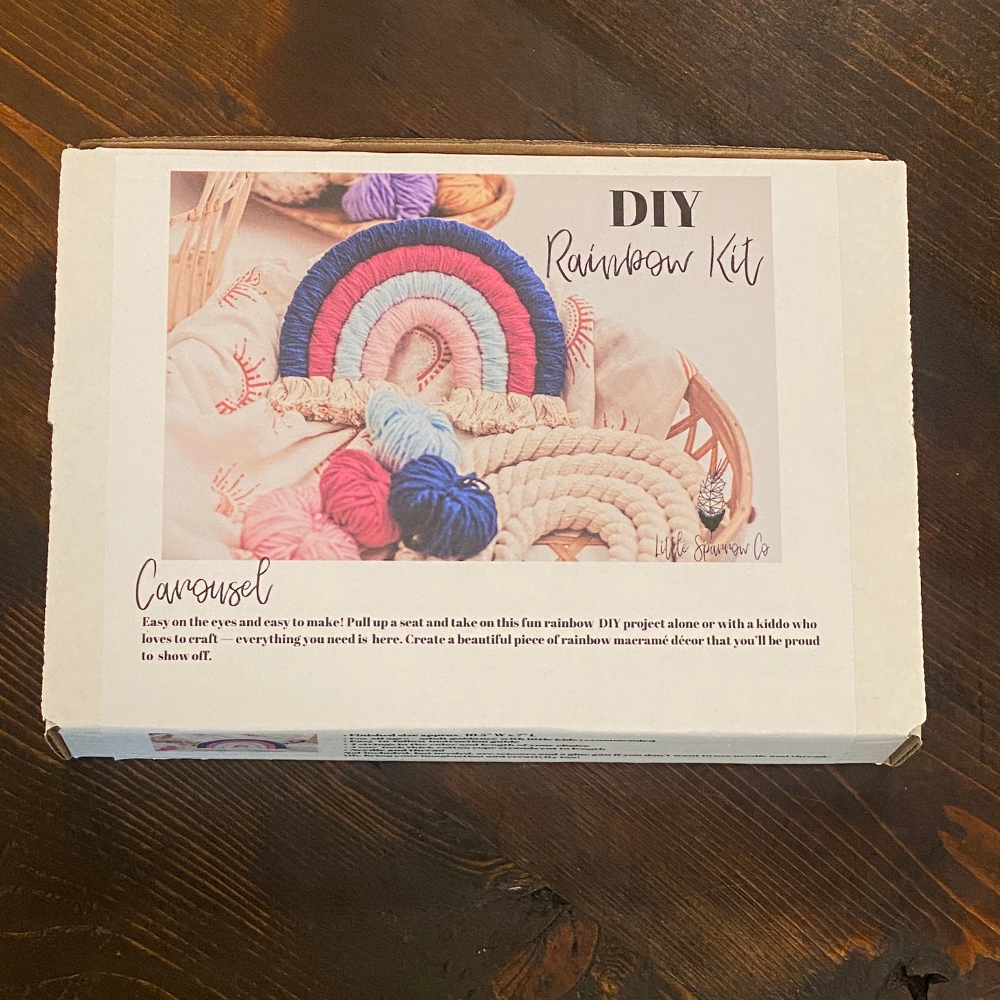 Little Sparrow Co. - DIY Rainbow Kit Decoration