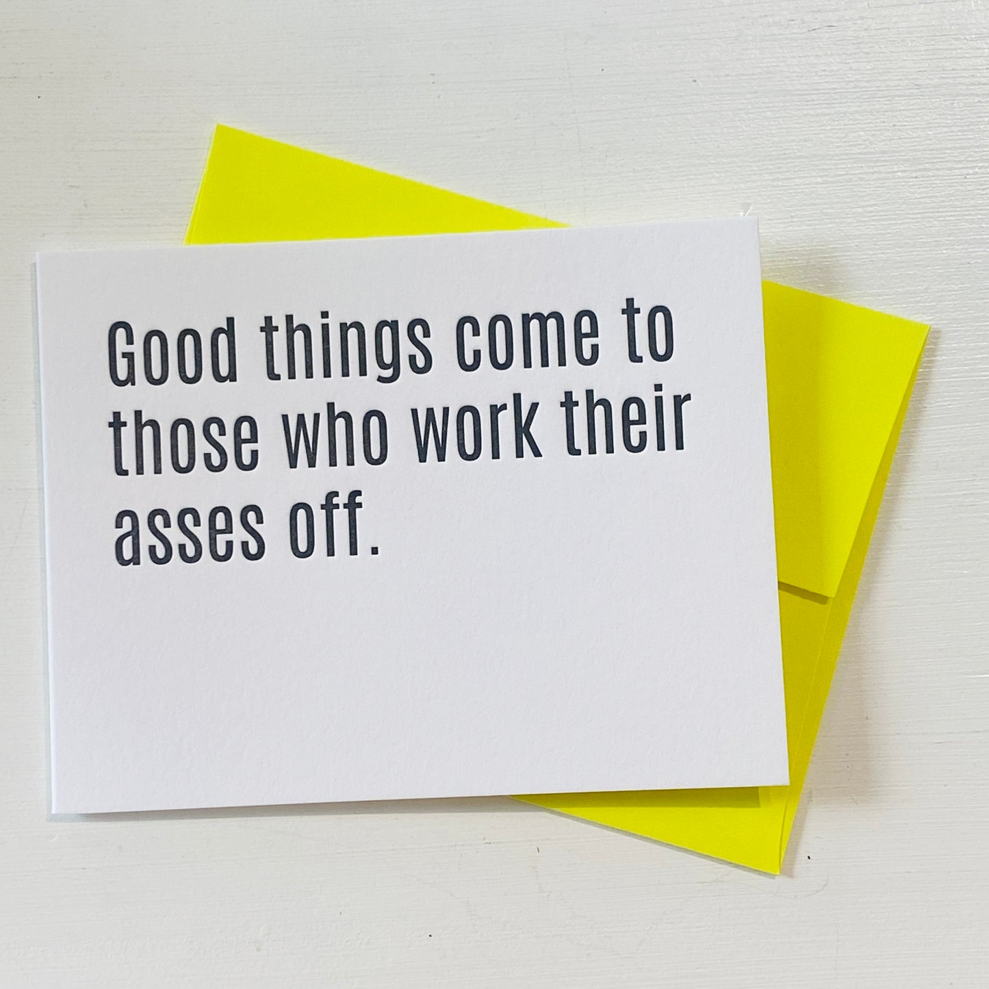 Chez Gagne - Letterpress Card