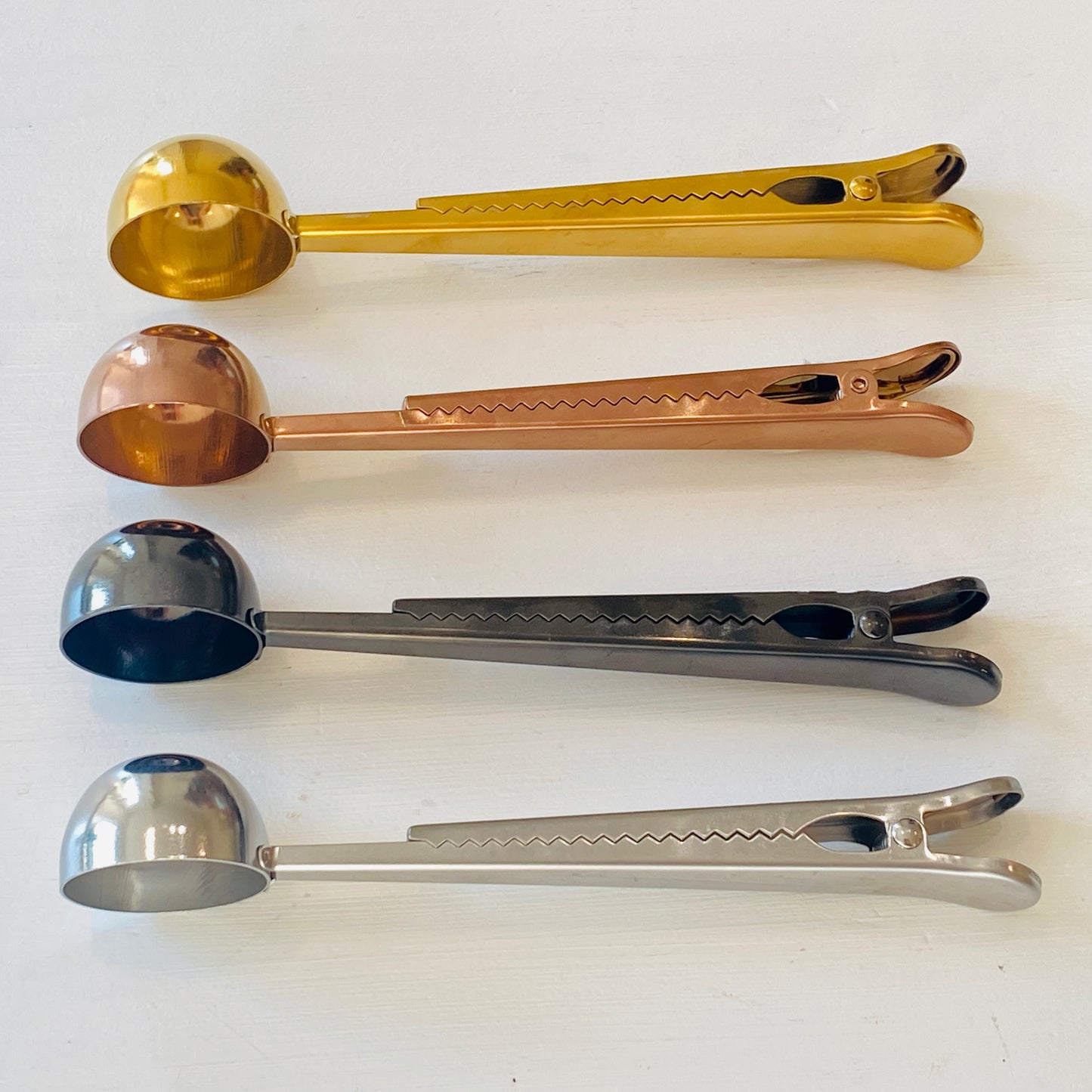 Homerely - Stainless Steel Coffee Spoon with Bag Clip