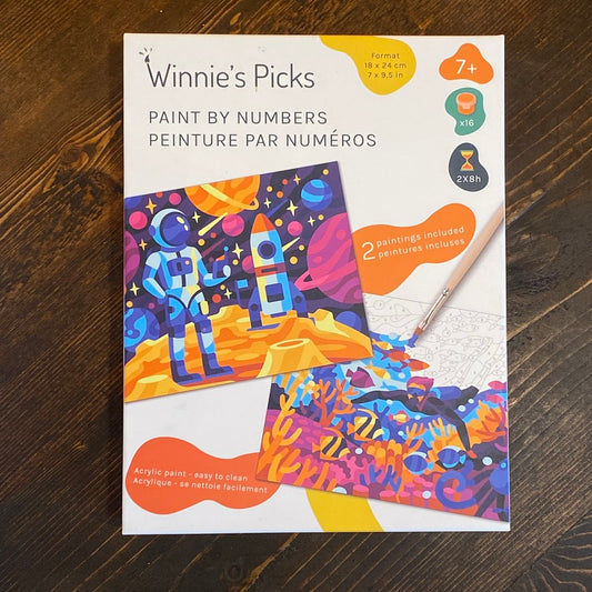 Winnie's Picks - Paint by #'s - 2 in 1 - Astronaut / Maritime