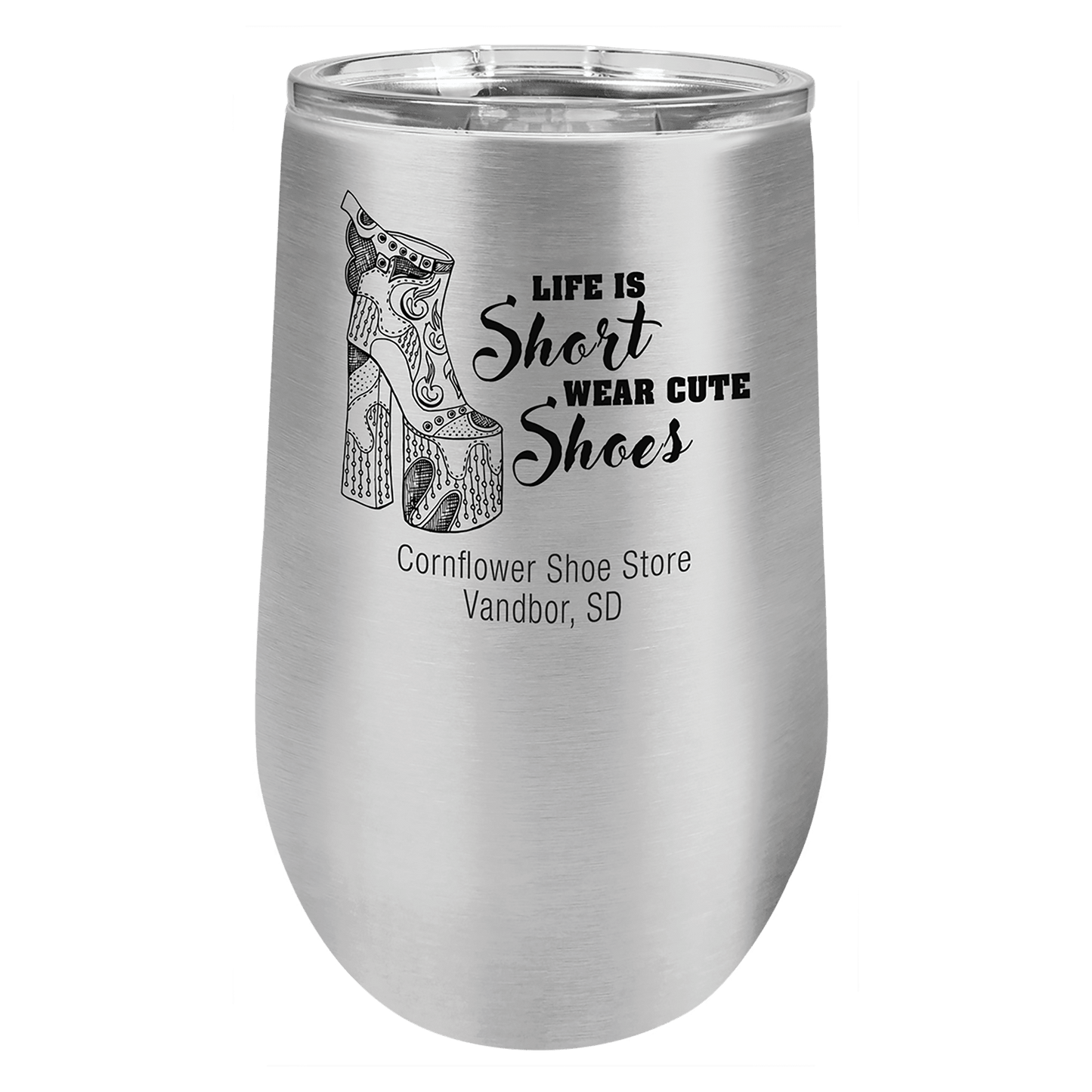 Customization - Insulated Stemless Wine Glass