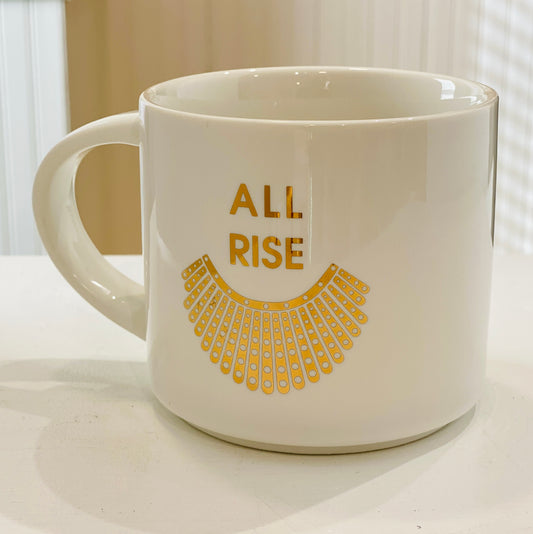 Chez Gagne - All Rise RBG Collar Mug