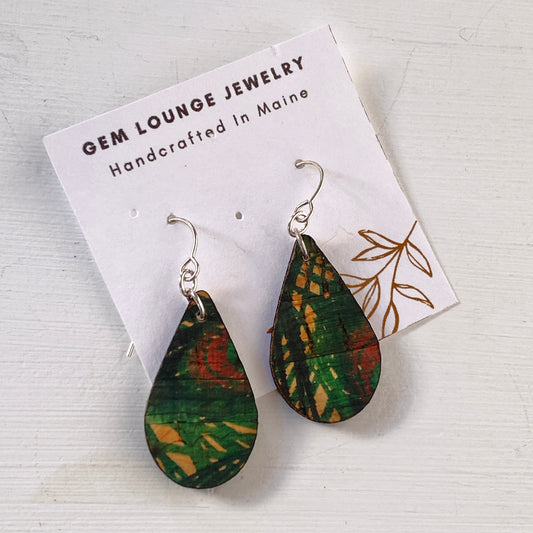 Gem Lounge Jewelry - Cork Teardrop Earrings