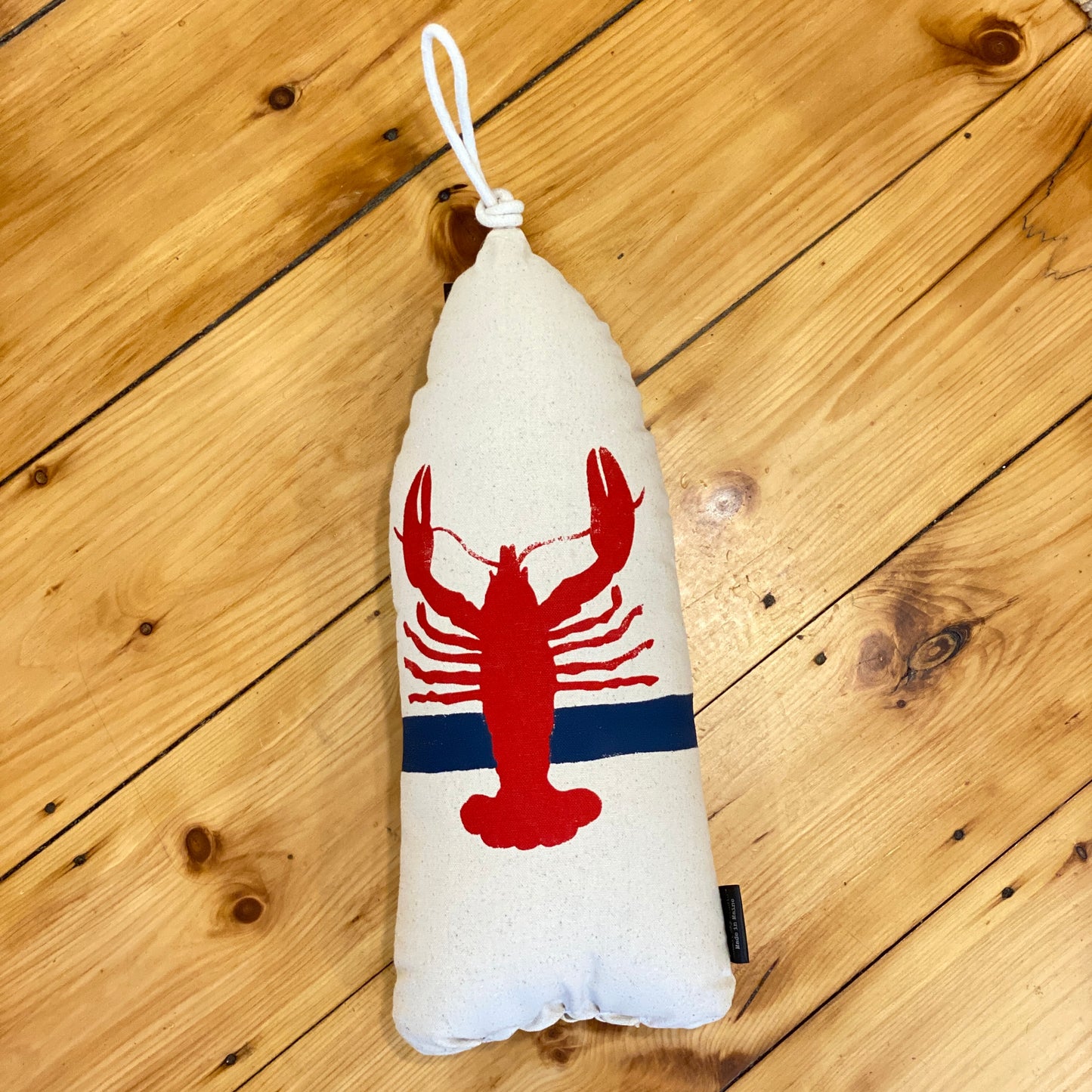 Buoy Pillows - Lobster with Stripe