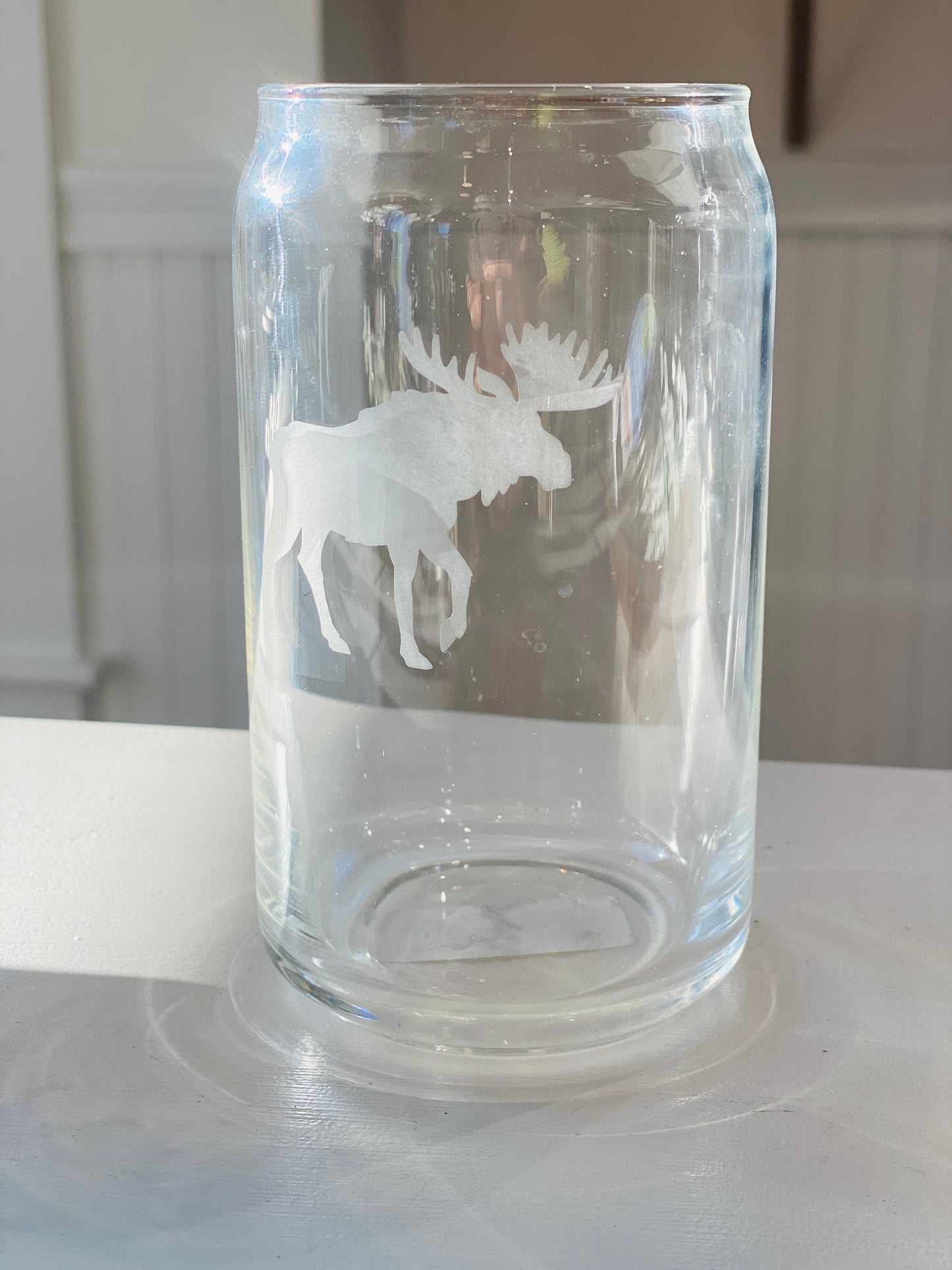 Reclaimed Maine - Etched Beer Glass