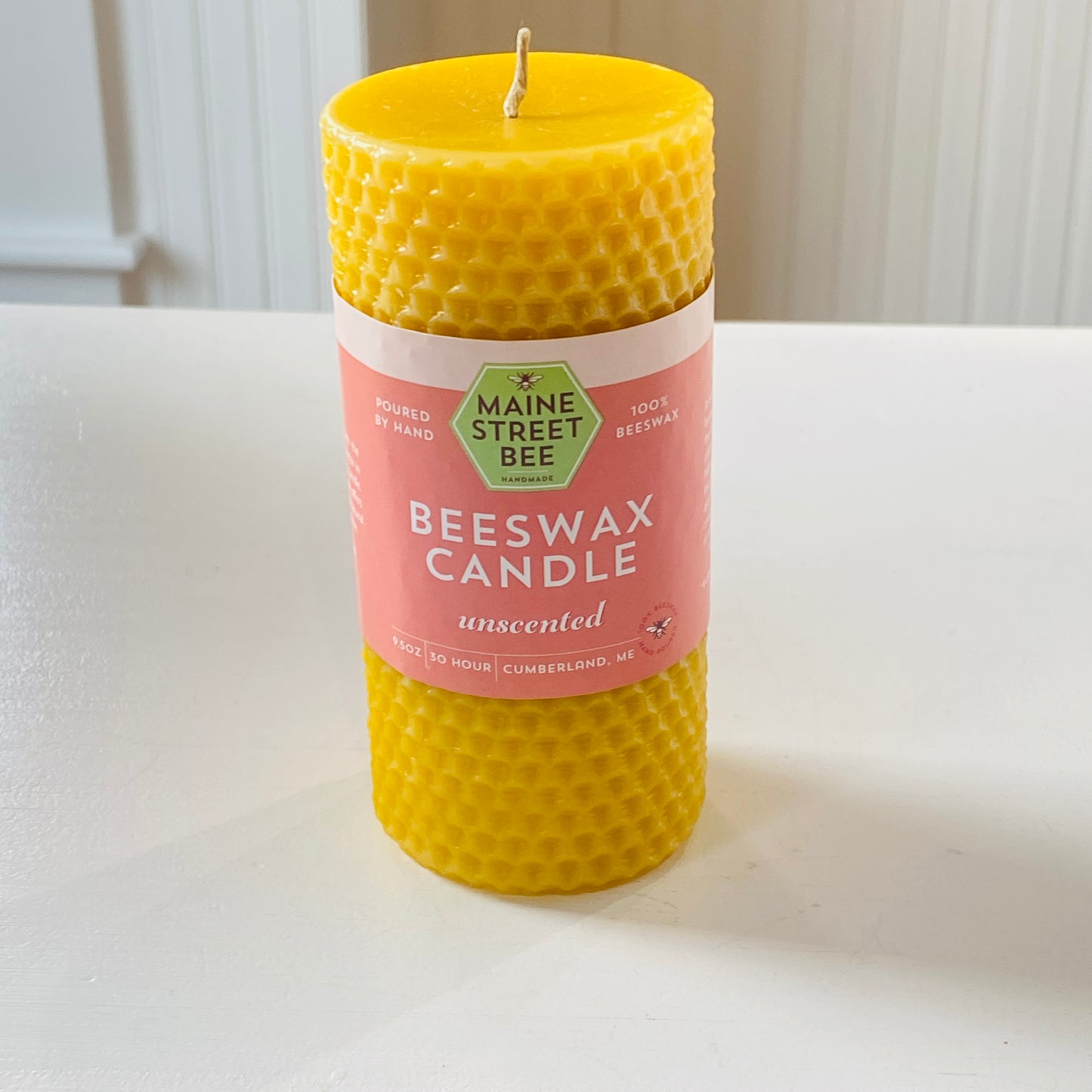 Maine Street Bee - Beeswax Candle