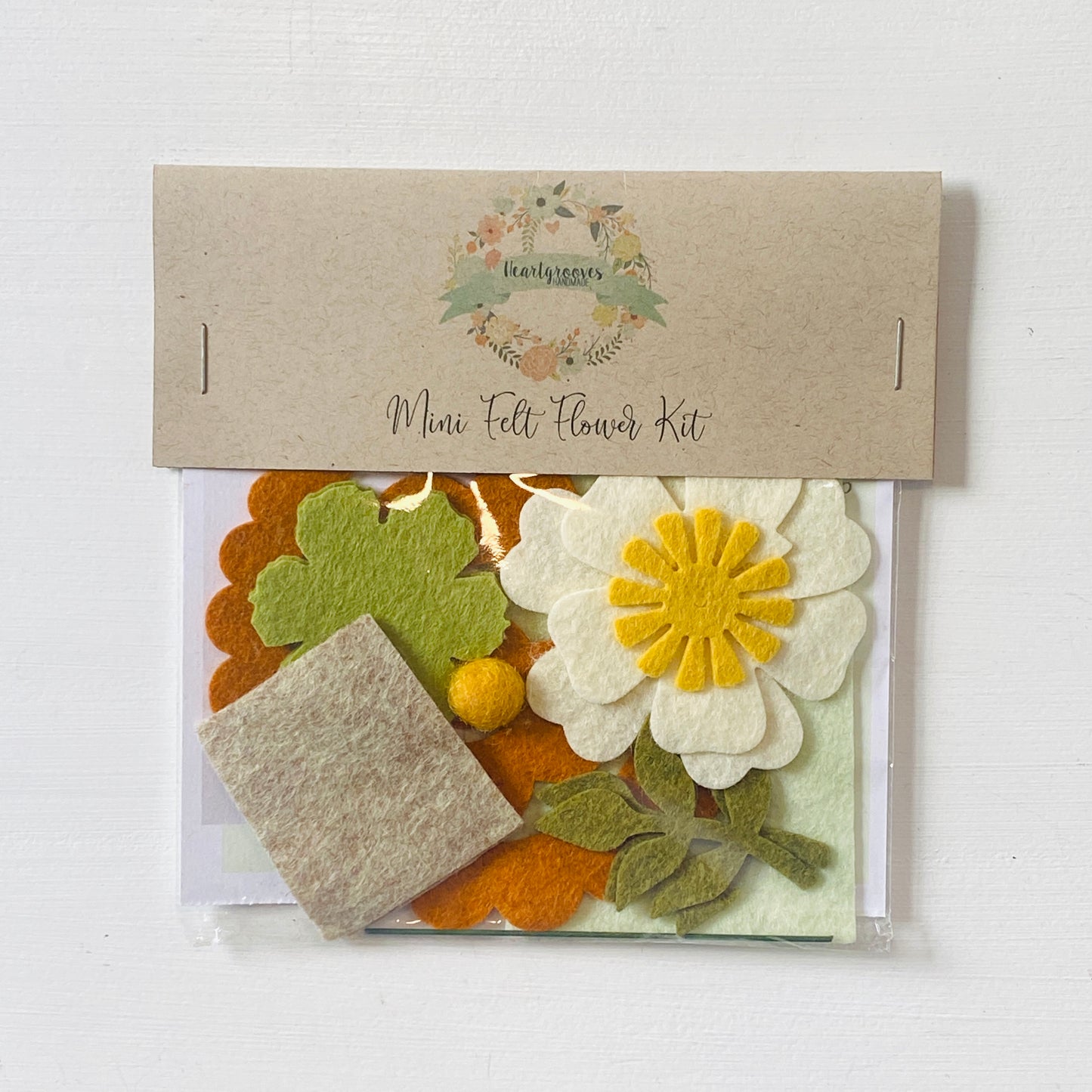 Heartgrooves Handmade - Mini Felt Flower Craft Kits