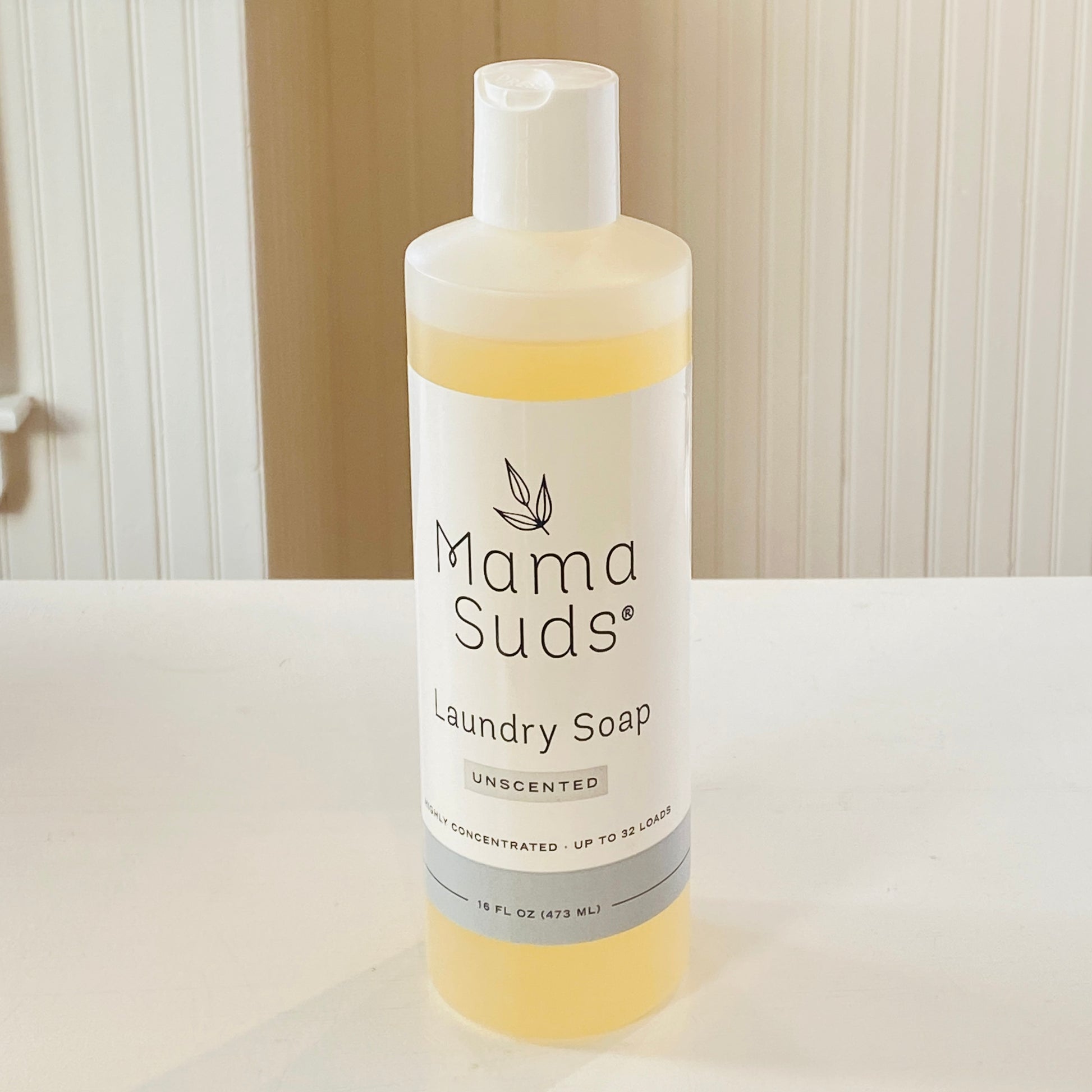 MamaSuds Laundry Detergent Soap Big Bottle 64oz - Lemon