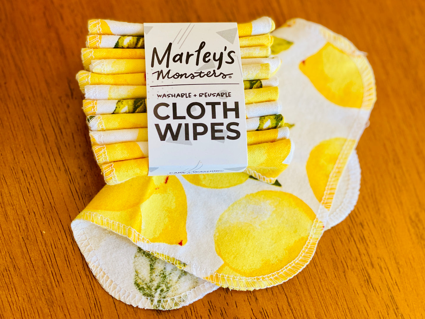 Marley's Monsters - 12 cloth wipes