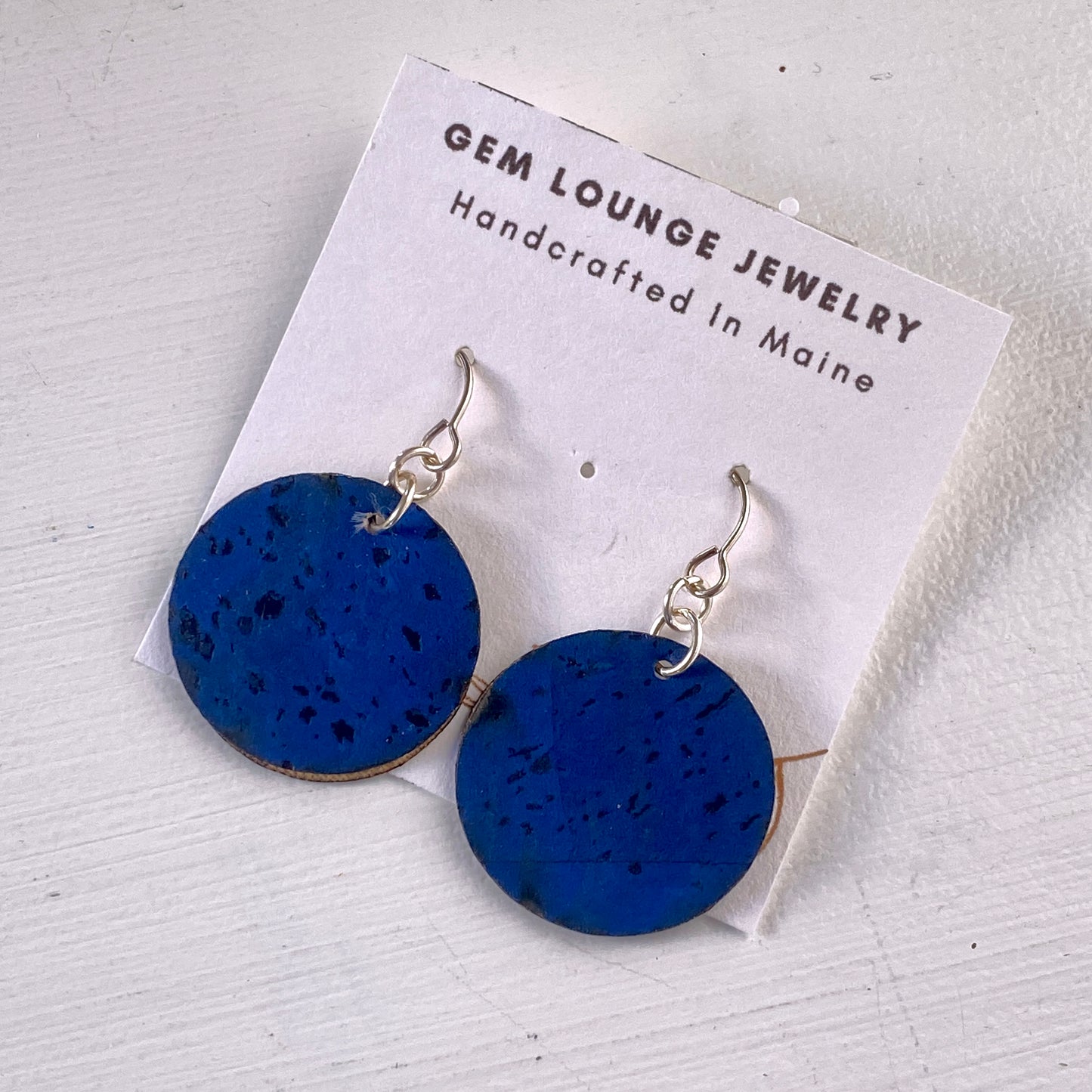 Gem Lounge Jewelry - Cork Circle Earrings