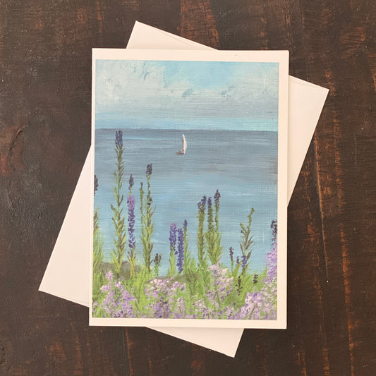 WeeOne - Sailboat & Lupines