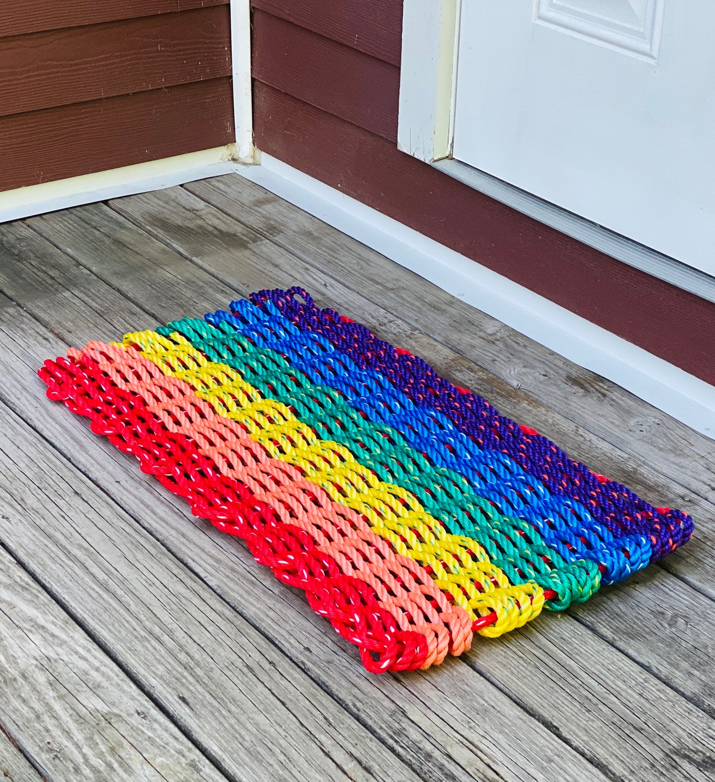 Little Salty Rope - 31X18 Lobster Rope Door Mat – Local Bottega