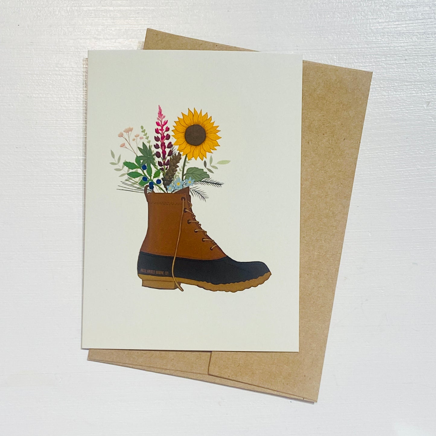 Reclaimed Maine - Greeting Card