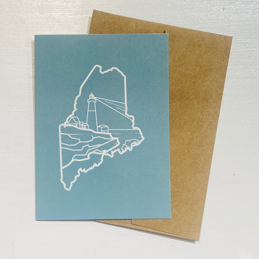 Reclaimed Maine - Greeting Card