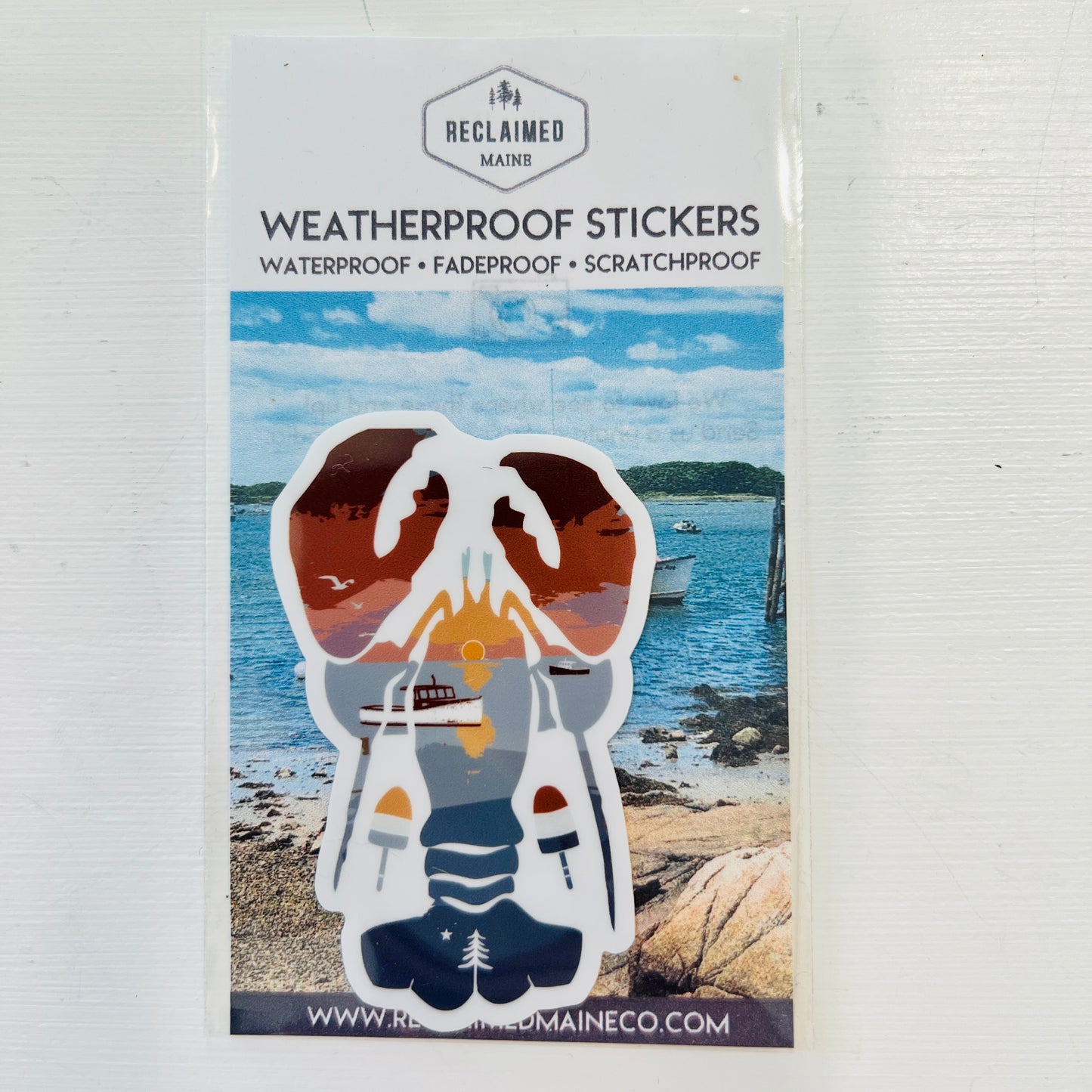 Reclaimed Maine - Weatherproof Stickers