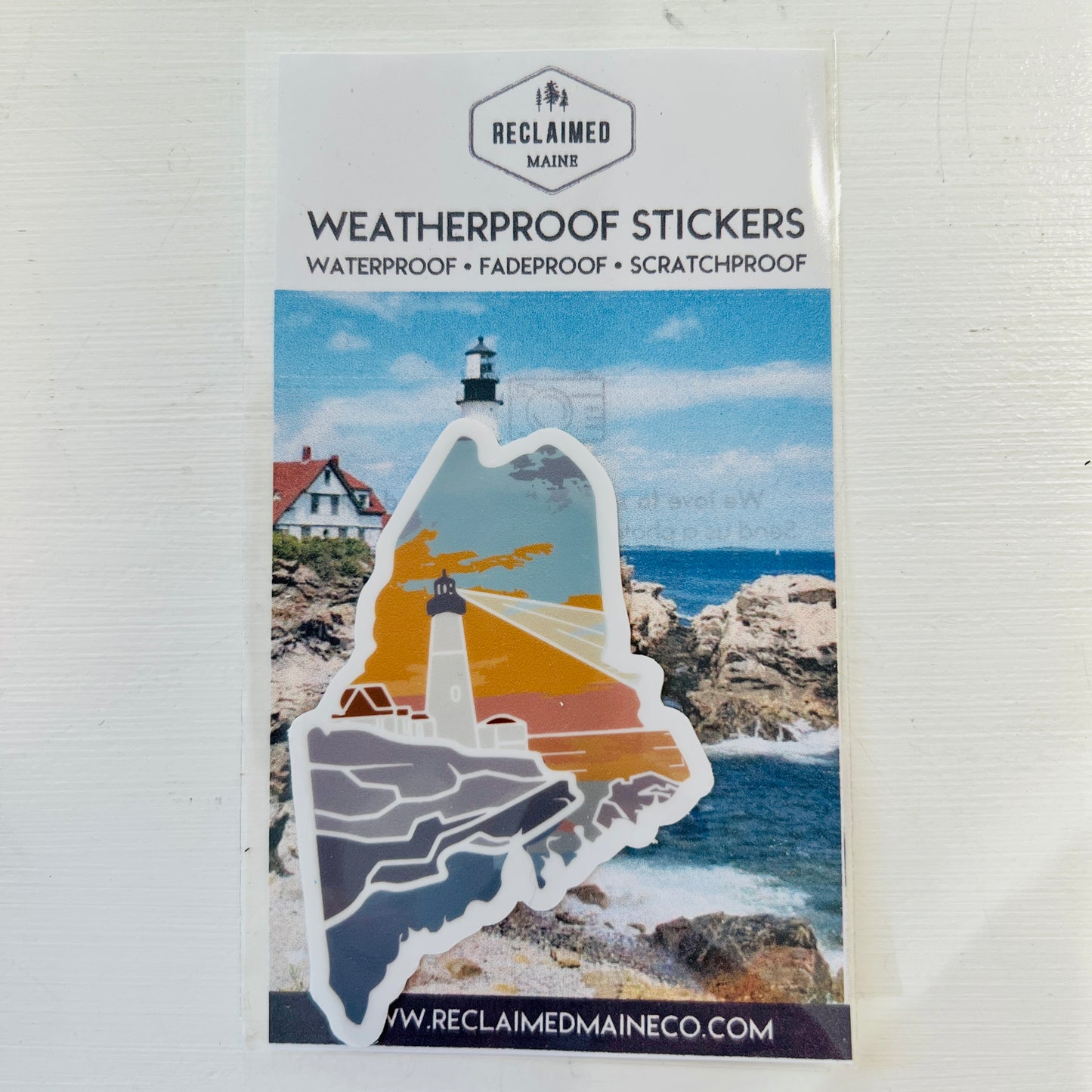 Reclaimed Maine - Weatherproof Stickers